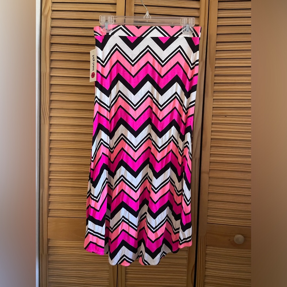 NEW Total Girl colorful maxi skirt L 14